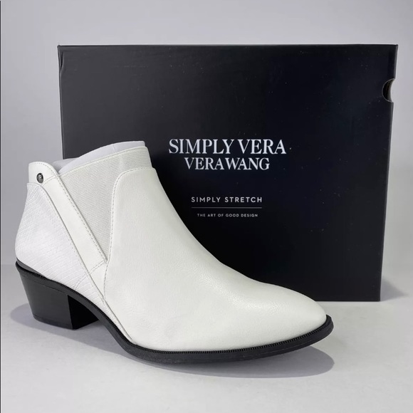 simply vera wang white boots
